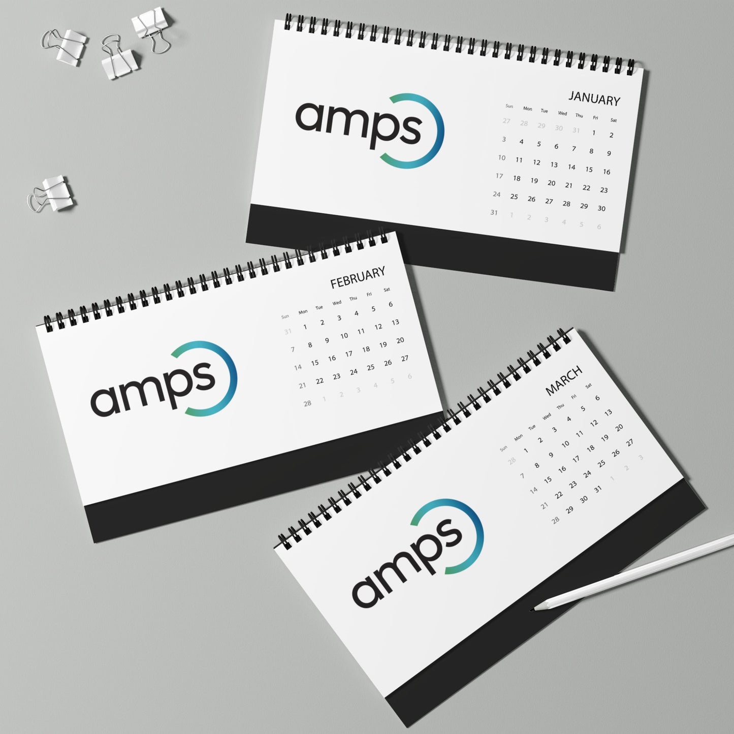 Desktop Calendar (2027 grid)