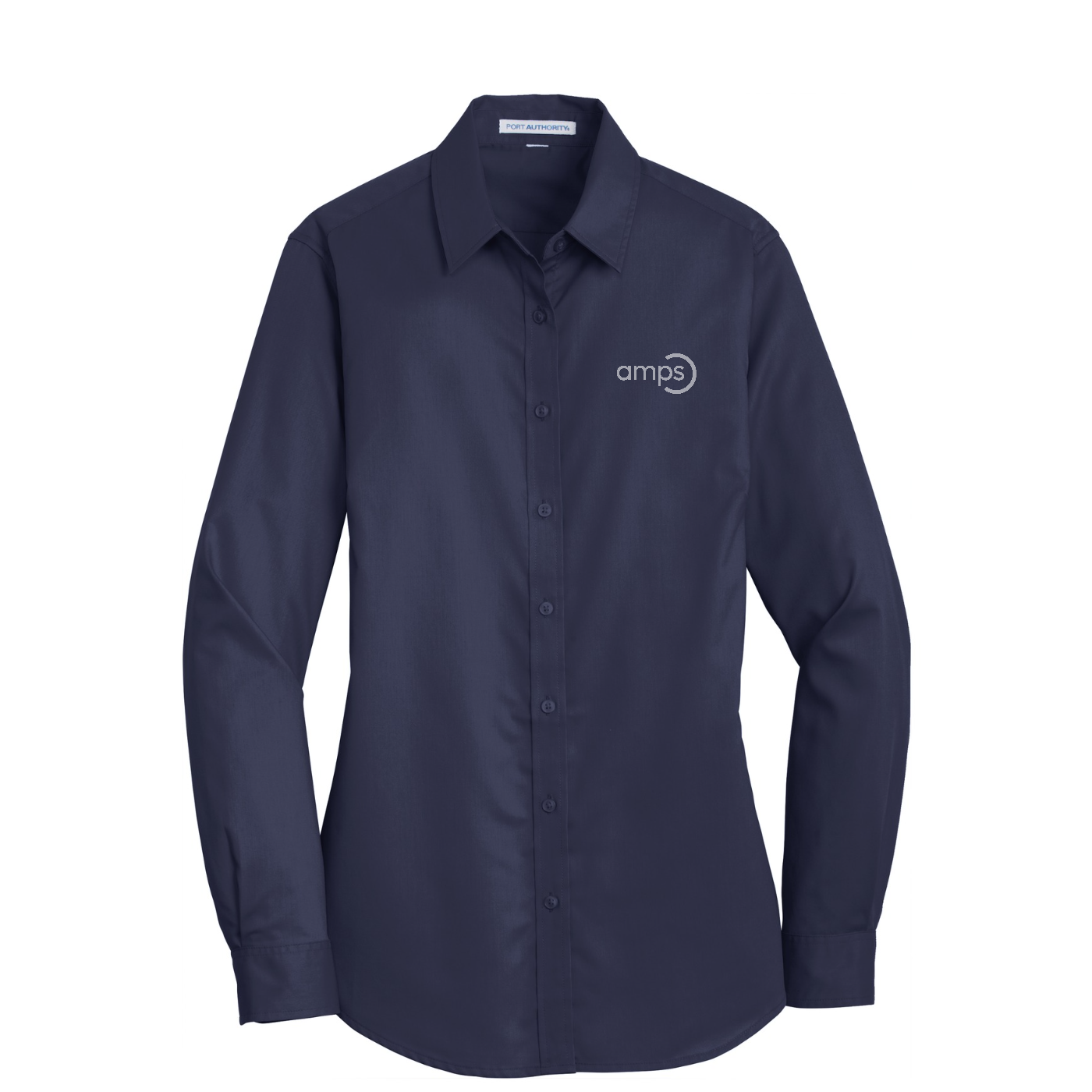 Port Authority Women's SuperPro Twill Shirt — True Navy